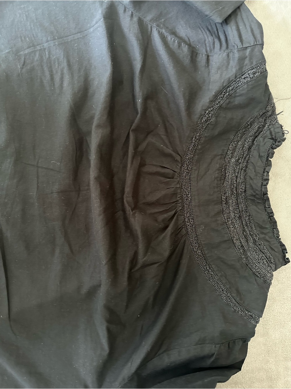 J. Crew Black Embroidered Midi Dress - Picture 4 of 9